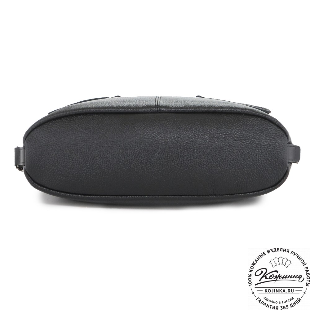  Женская кожаная сумка-трансформер "Ливадия" (черная)